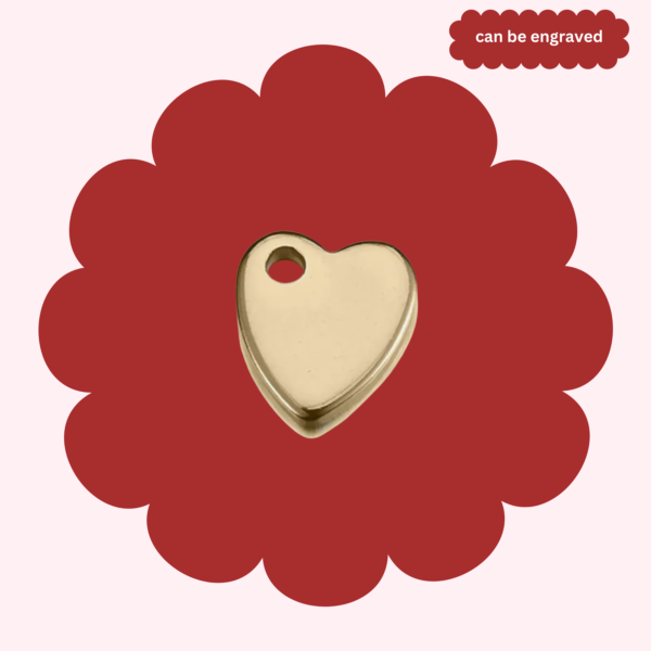 Heart Plate Charm