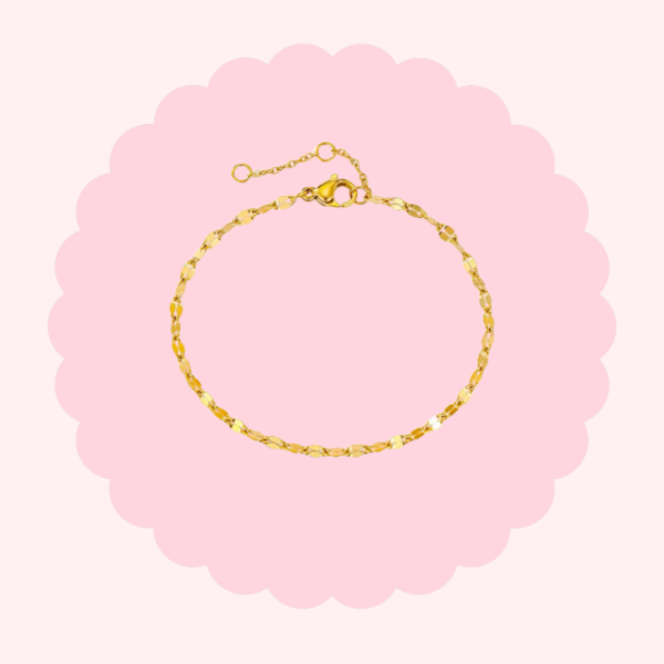 Hammered Chain Bracelet