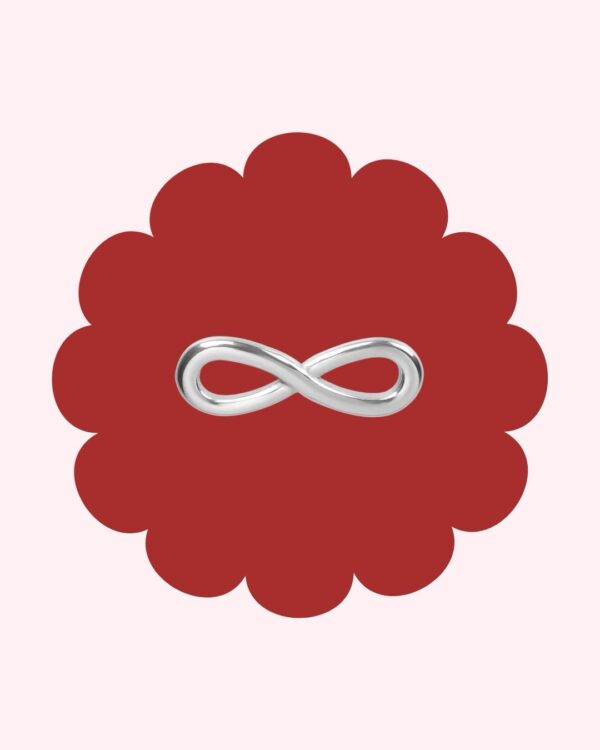 Infinity Charm Silver