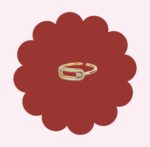 Paperclip Pavè Ring
