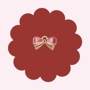 Red Bow Charm