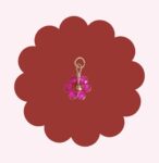 Crystal Flower Charm