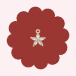 Crystal Flower Charm