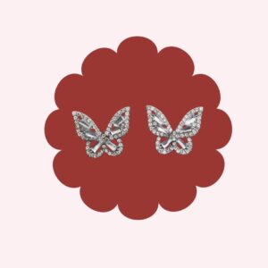 Glitter Butterfly Earrings