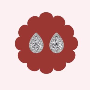 Crystal Teardrop Studs