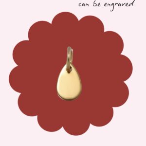 Teardrop Charm Gold
