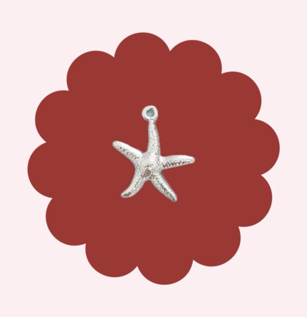 Starfish Charm Silver
